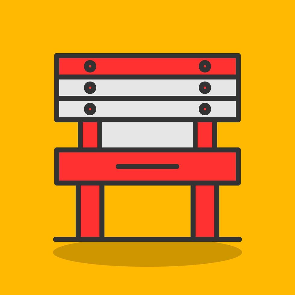 Bench Vector Icon Design