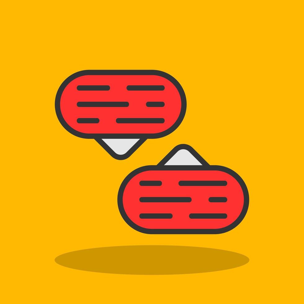 Conversation Vector Icon Design