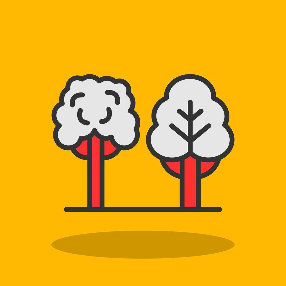 Trees Vector Icon Design