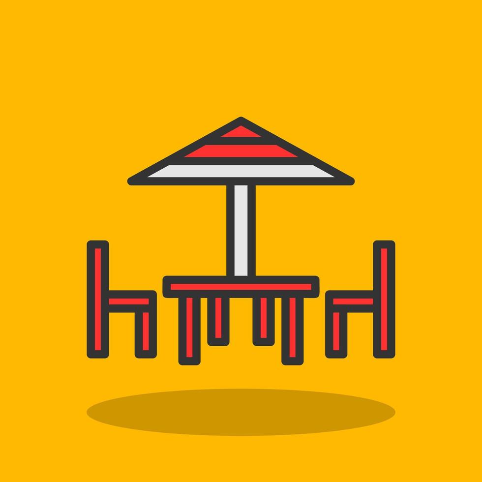 Sitting Area Vector Icon Design