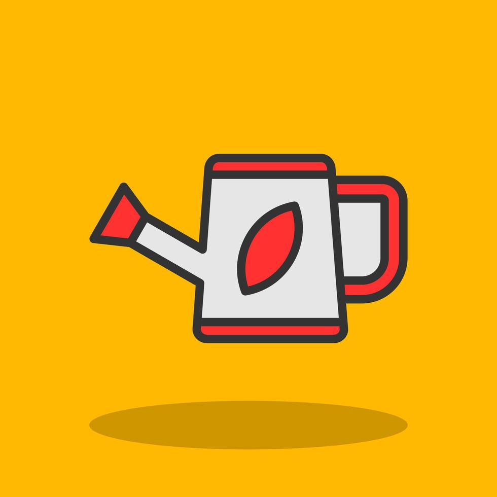 Watering Can Vector Icon Design