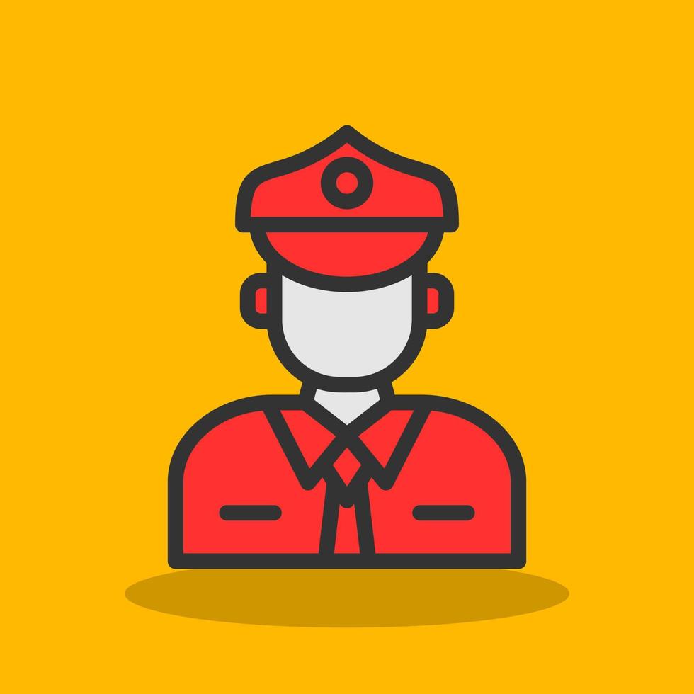 Taxi Driver Vector Icon Design