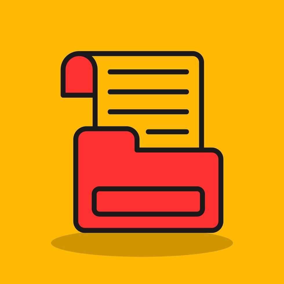 Dossier Vector Icon Design