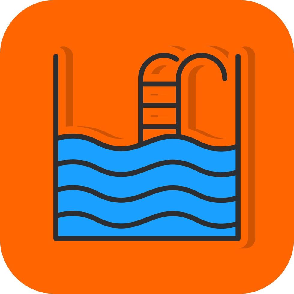 diseño de icono de vector de piscina