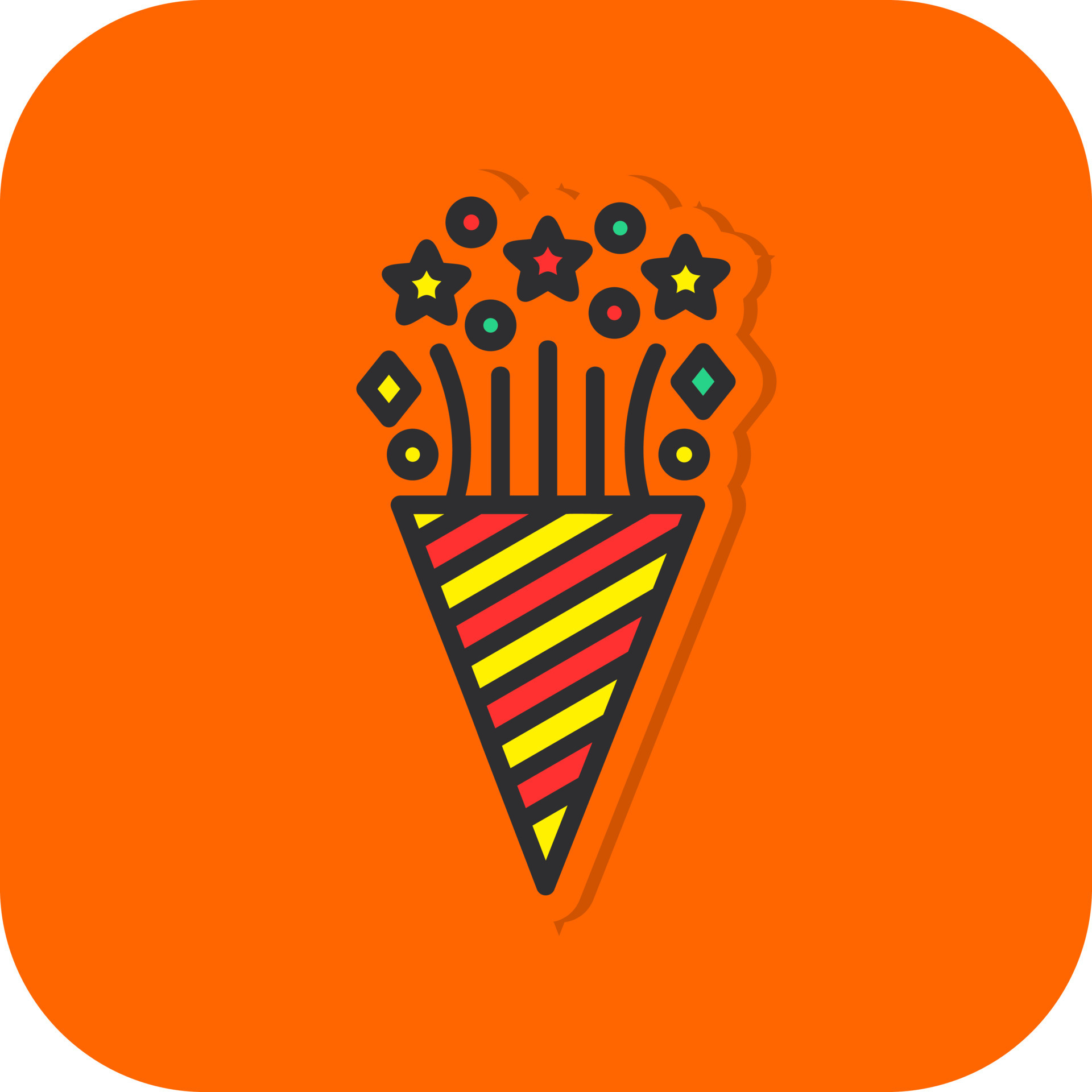 Confetti Vector Icon Design 20046743 Vector Art at Vecteezy