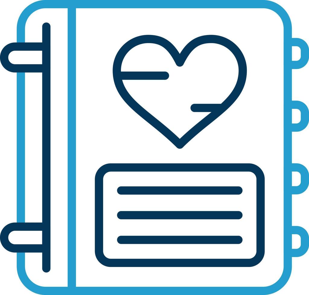 Diary Vector Icon Design