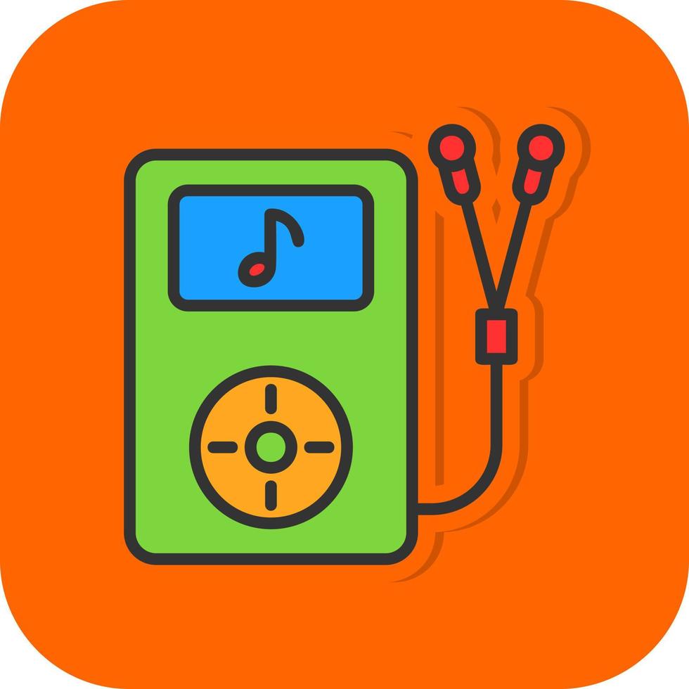 diseño de icono de vector de mp3