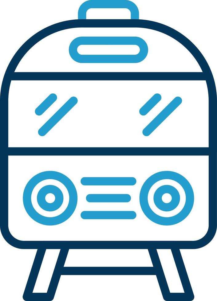 diseño de icono de vector de tren