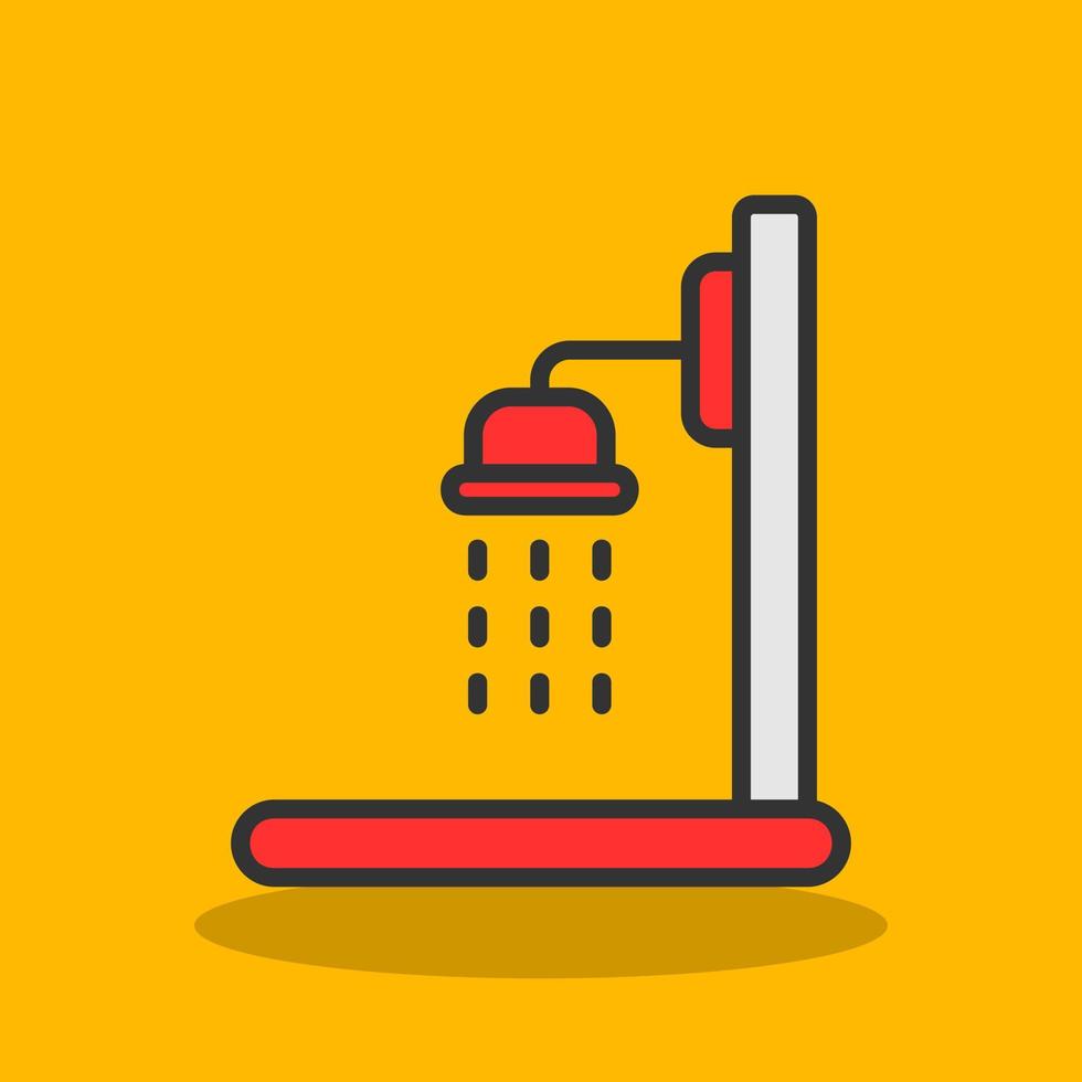 Shower Vector Icon Design