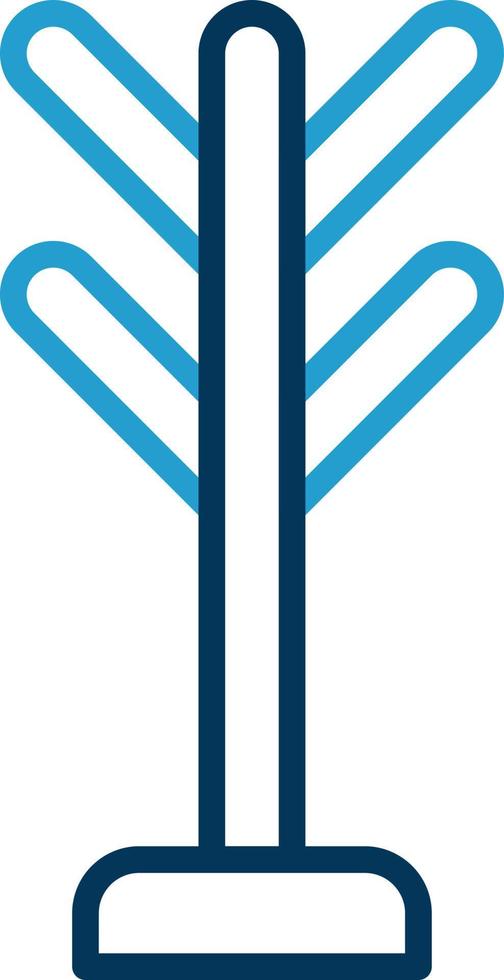 Coat Rack Vector Icon Design