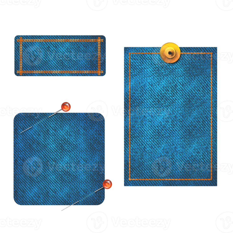 Jeans notepad set png