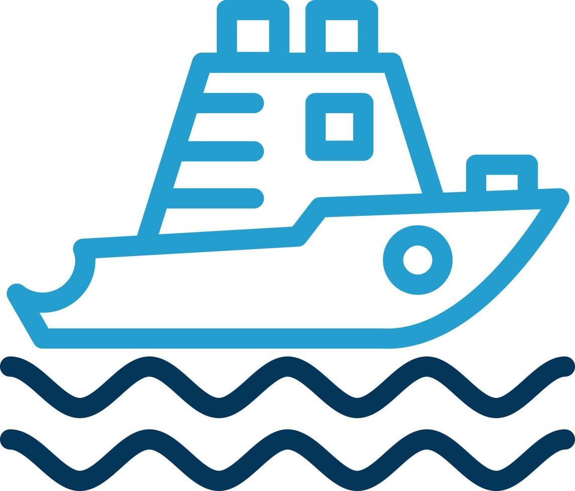 Yatch Vector Icon Design