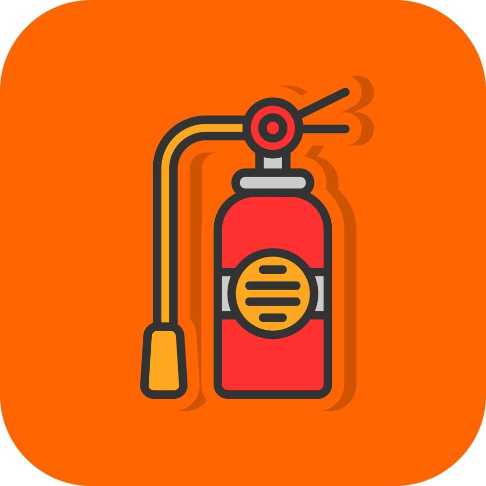 Fire Extinguisher Vector Icon Design
