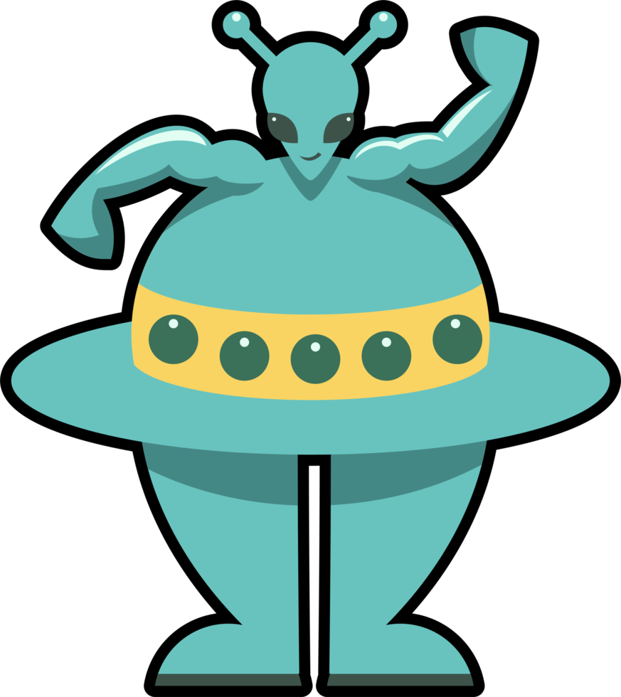 extraterrestre mignonne png graphique clipart conception