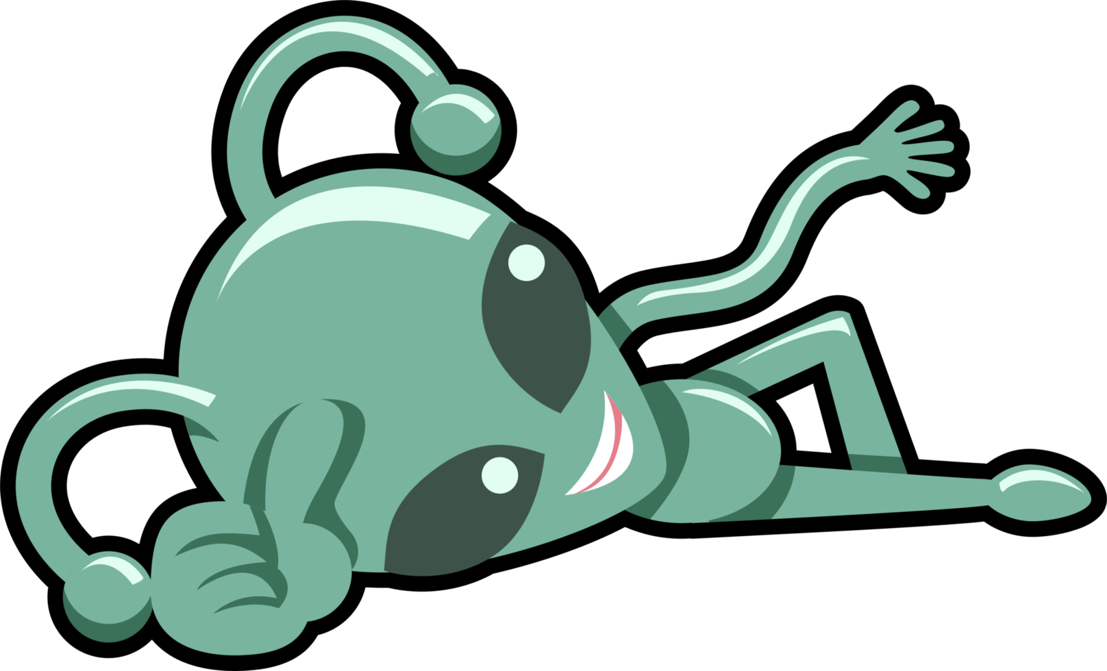 Alien cute png graphic clipart design