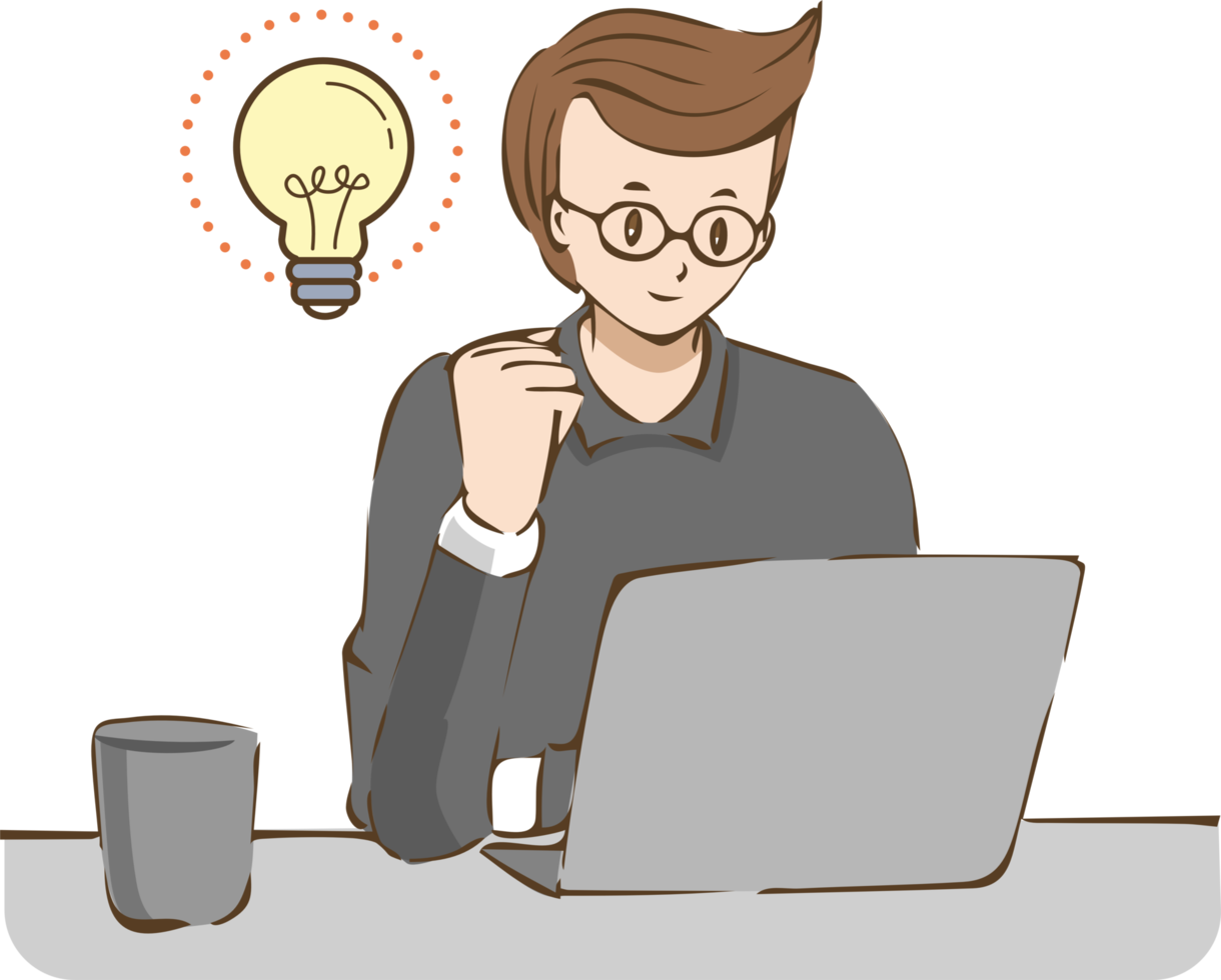Office worker png graphic clipart design
