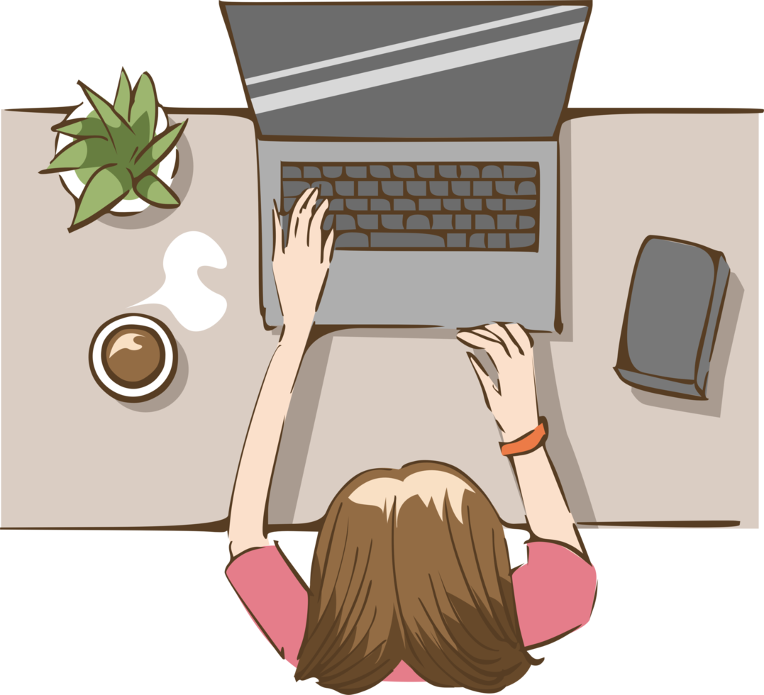 Content creator png graphic clipart design