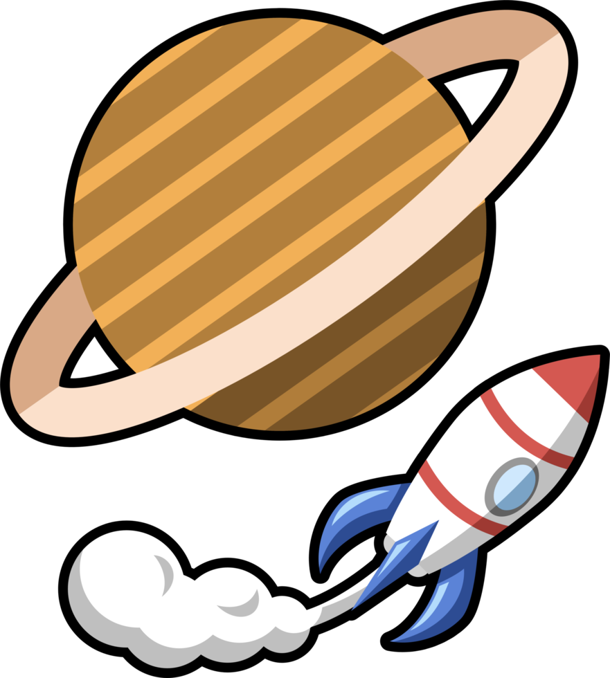 Rocket png graphic clipart design