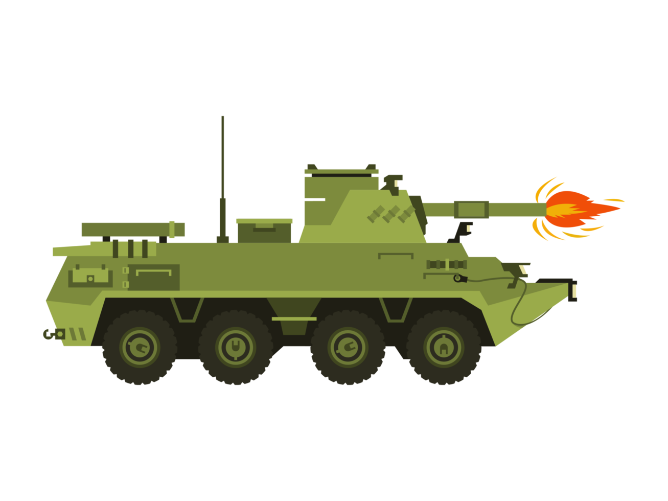Transport Militär- Panzer Vektor png