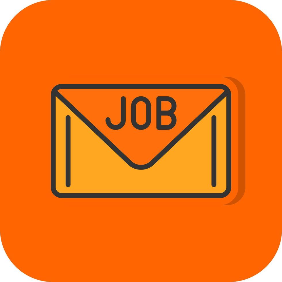 Job Latter Vector Icon Design