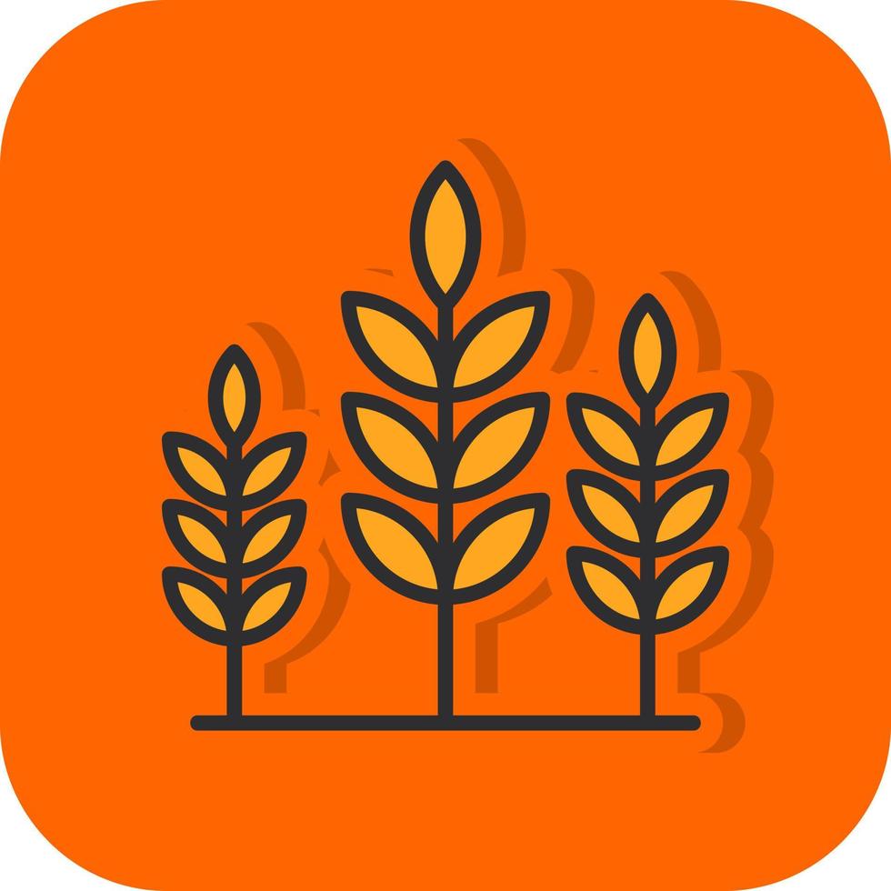 Wheat Vector Icon Design