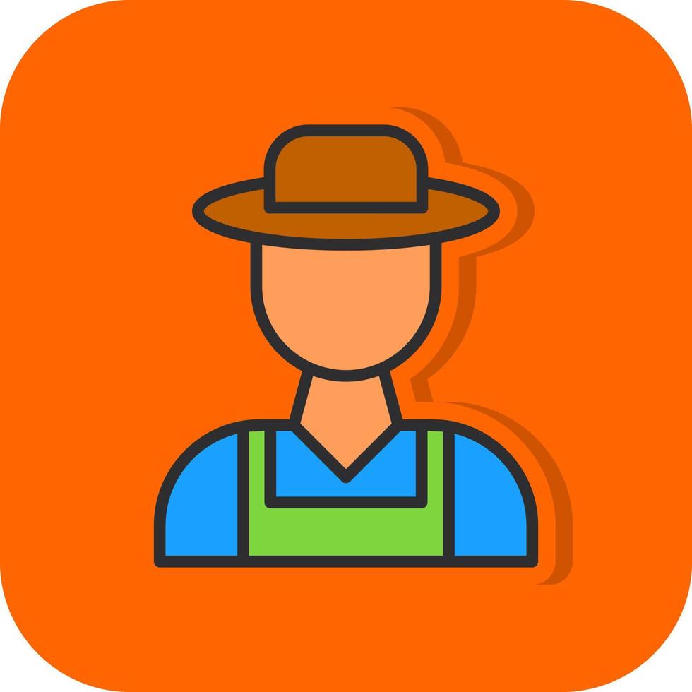 Farmer Vector Icon Design