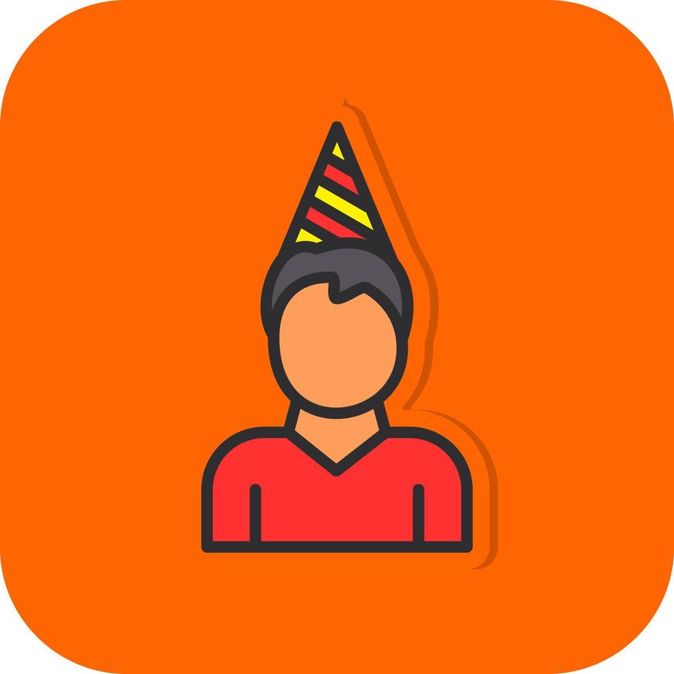 Birthday Boy Vector Icon Design
