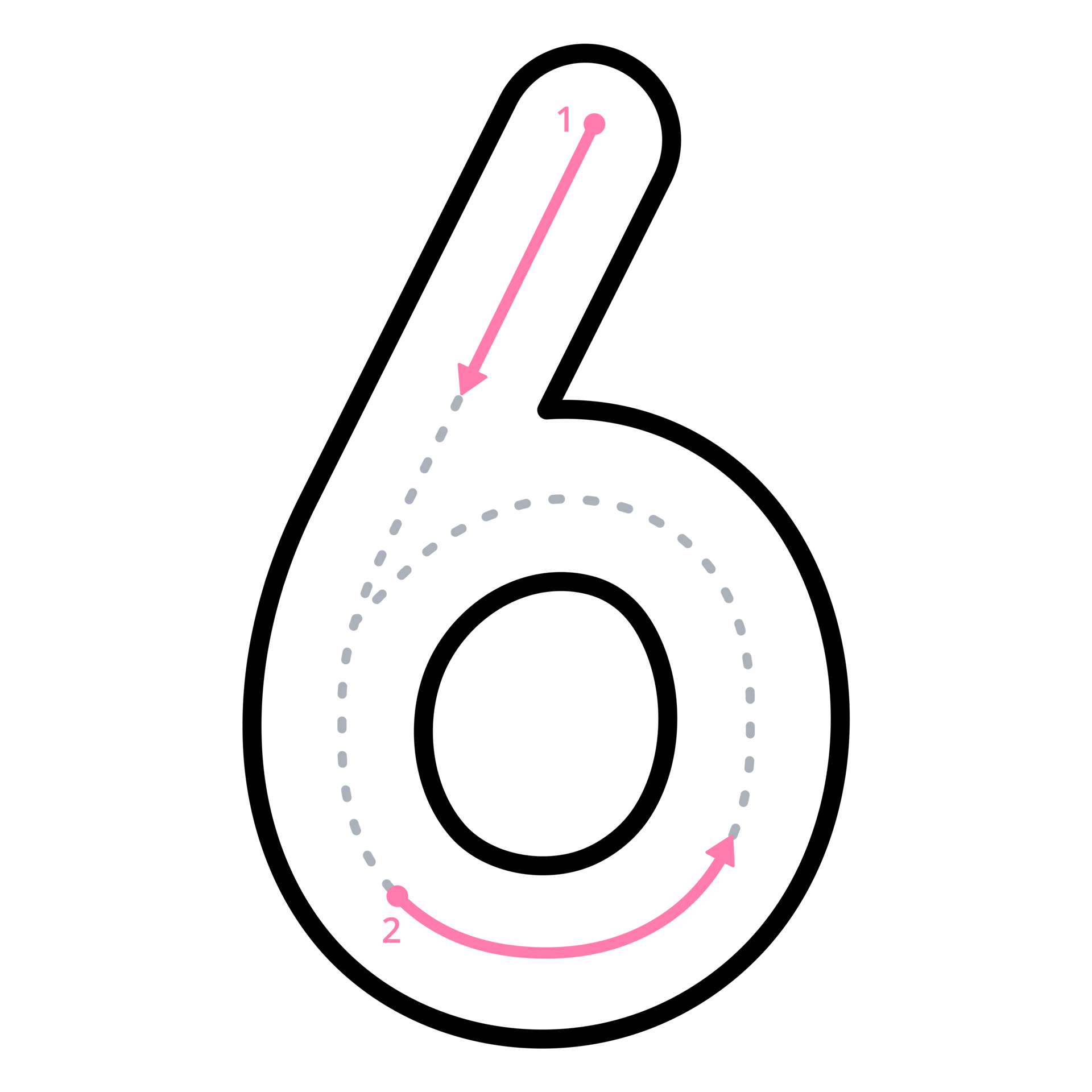 How To Write Number 6 With Tracing Guide 20047413 PNG how-to-write-number-6-with-tracing-guide-20047413-png