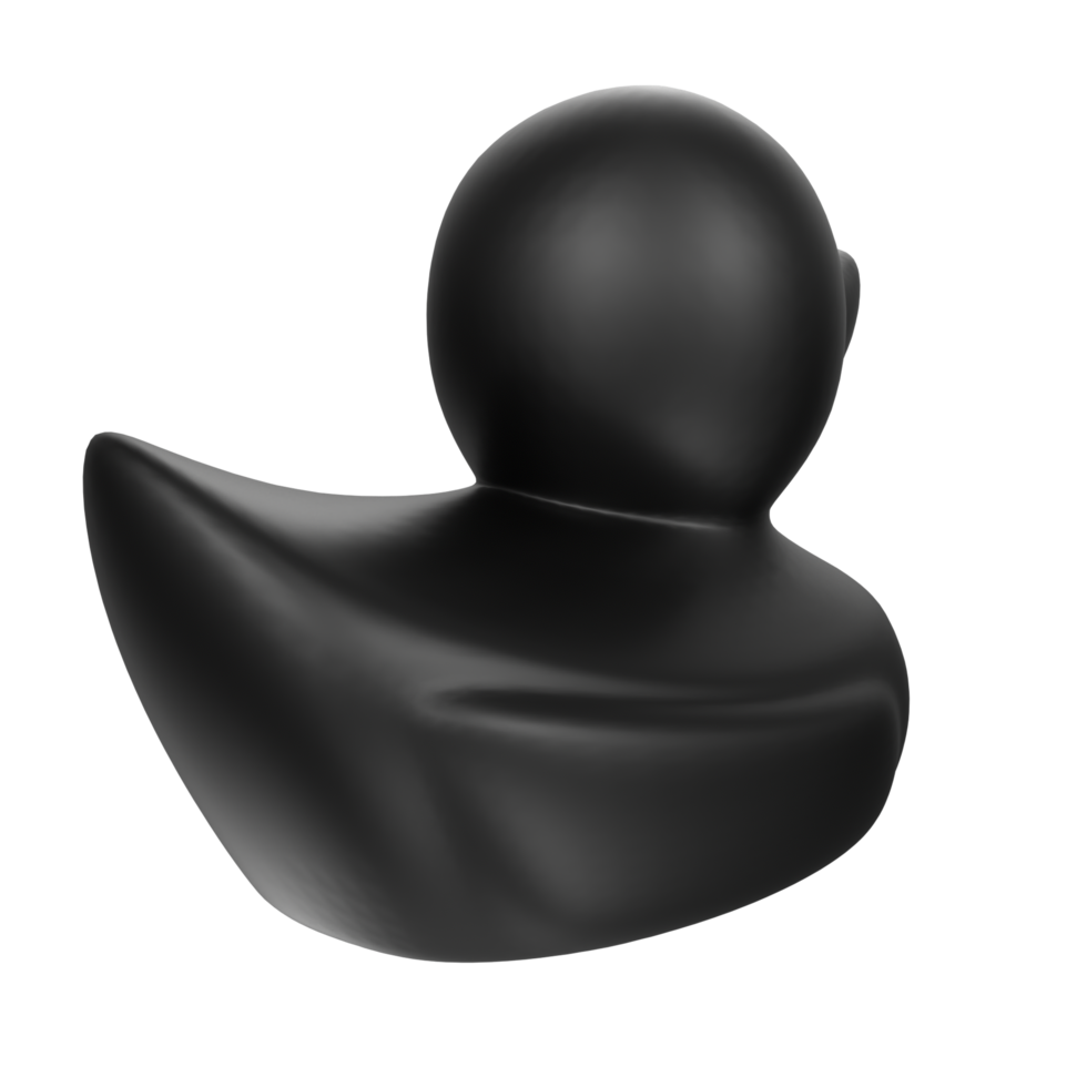 duck animal isolated on transparent png