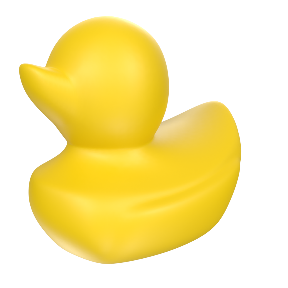 duck animal isolated on transparent png