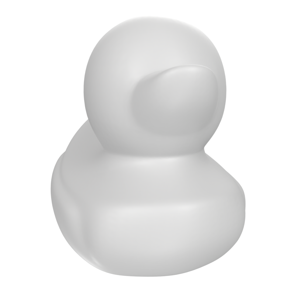 duck animal isolated on transparent png