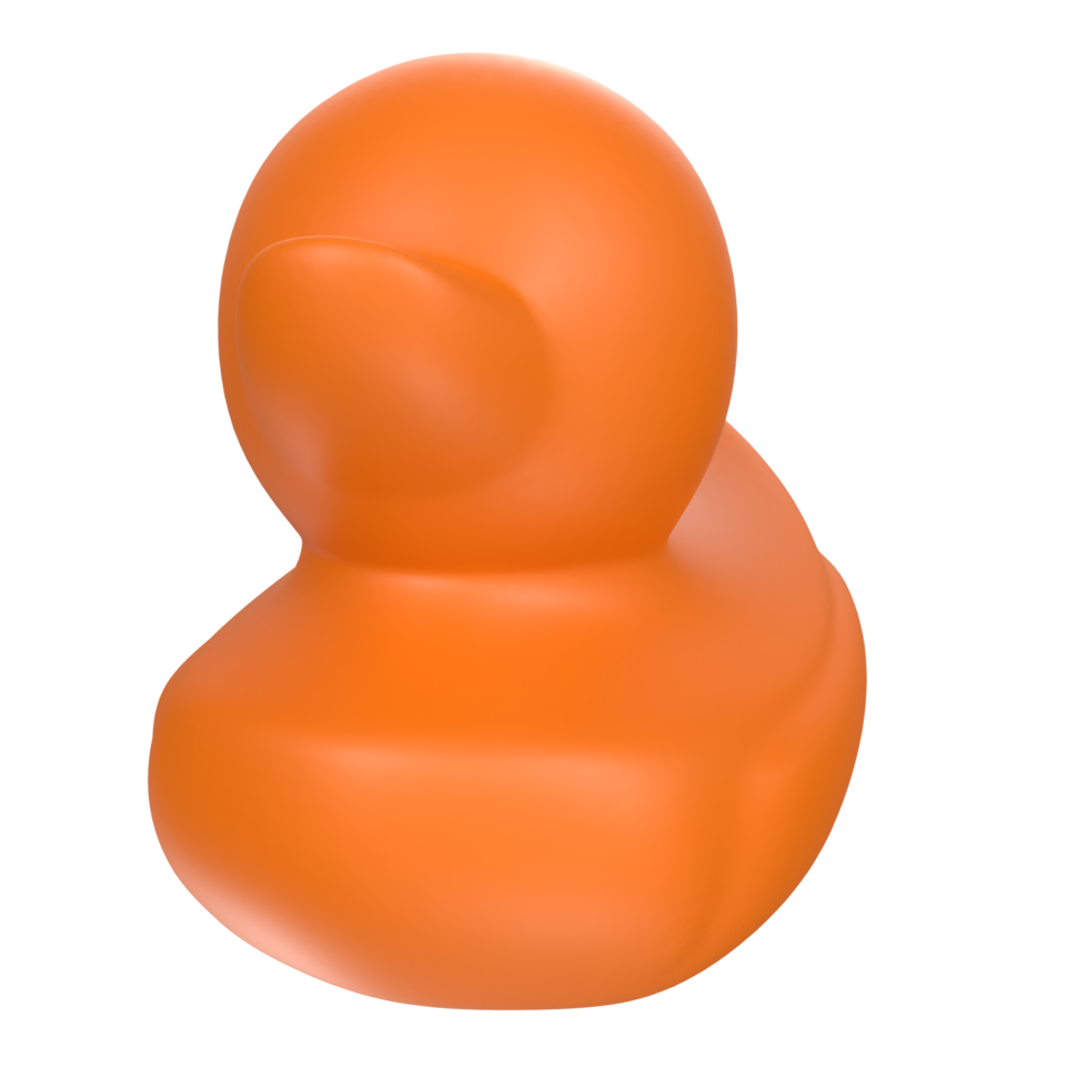 duck animal isolated on transparent png