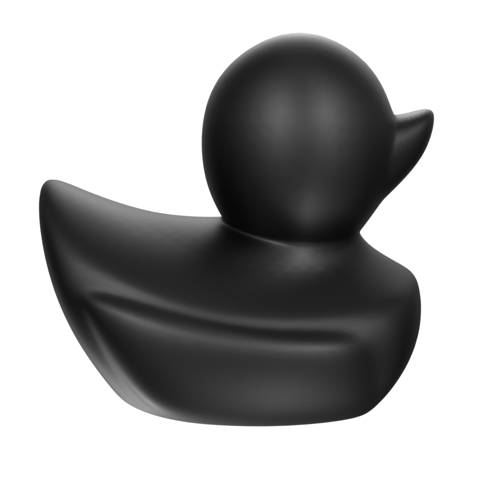 duck animal isolated on transparent png