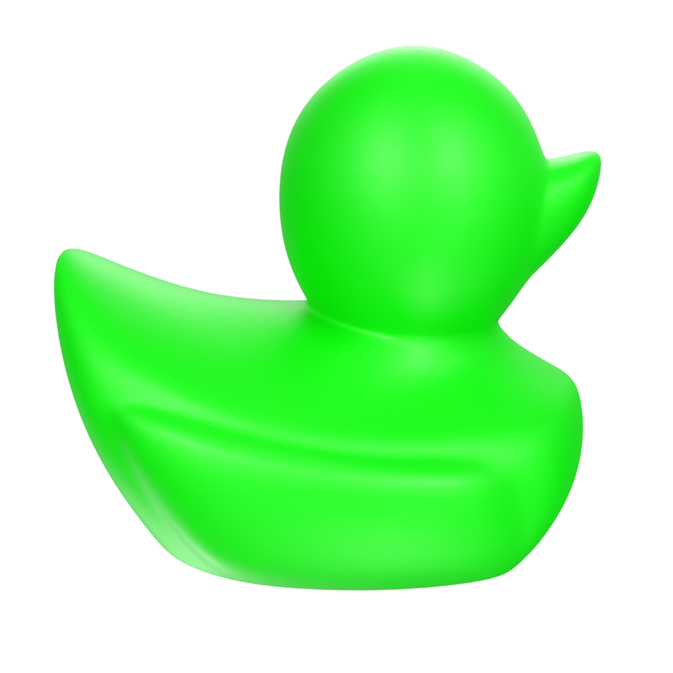 Pato animal isolado em transparente png