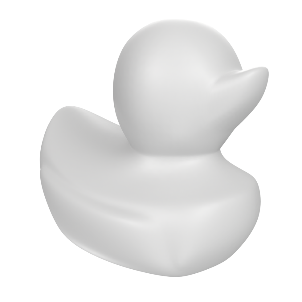 duck animal isolated on transparent png