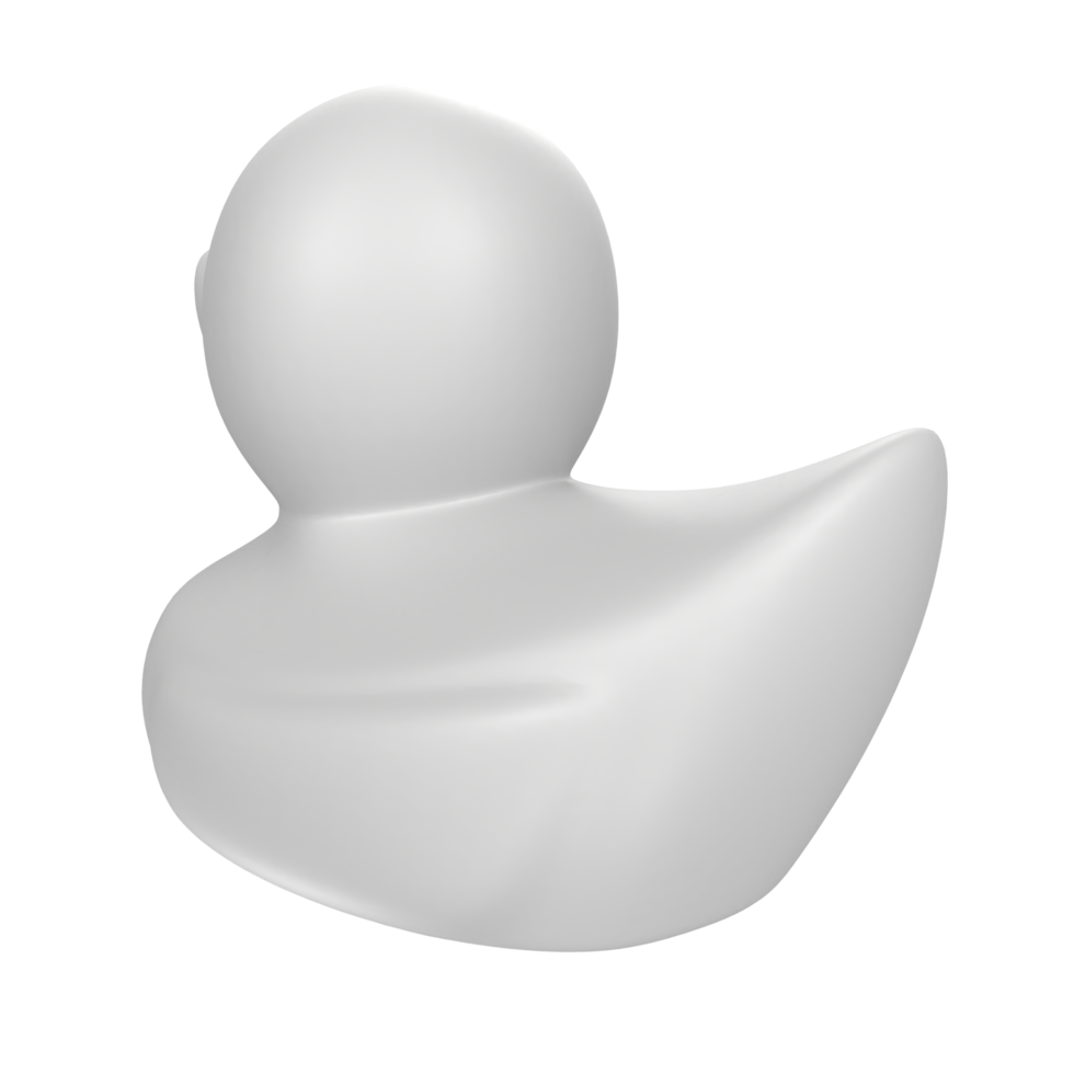 duck animal isolated on transparent png
