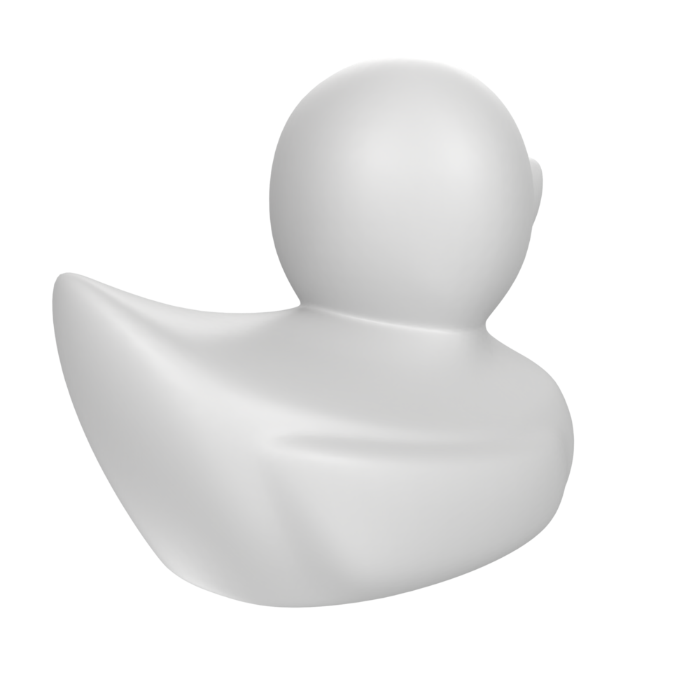 duck animal isolated on transparent png