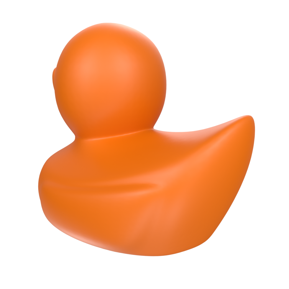duck animal isolated on transparent png