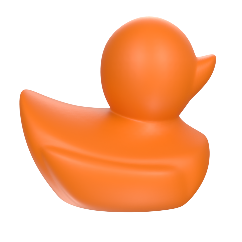 duck animal isolated on transparent png
