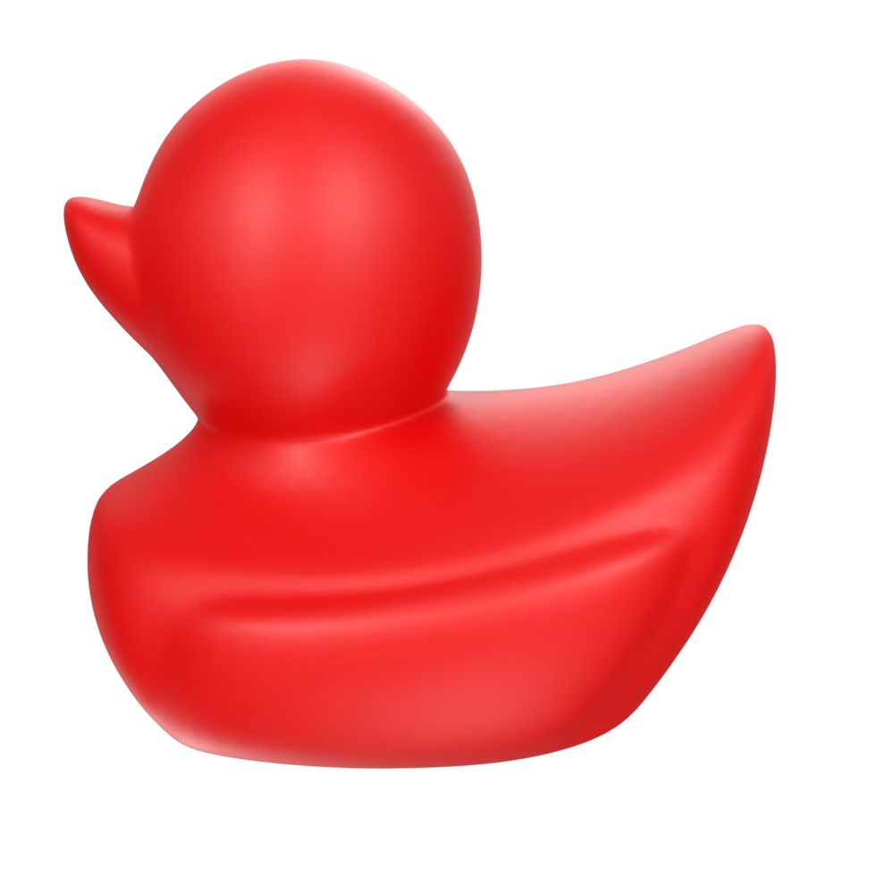 duck animal isolated on transparent png