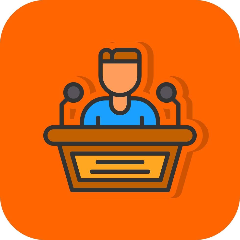 Conference Vector Icon Design