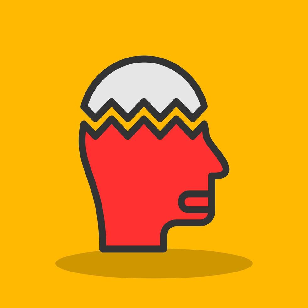 Mental Breakdown Vector Icon Design