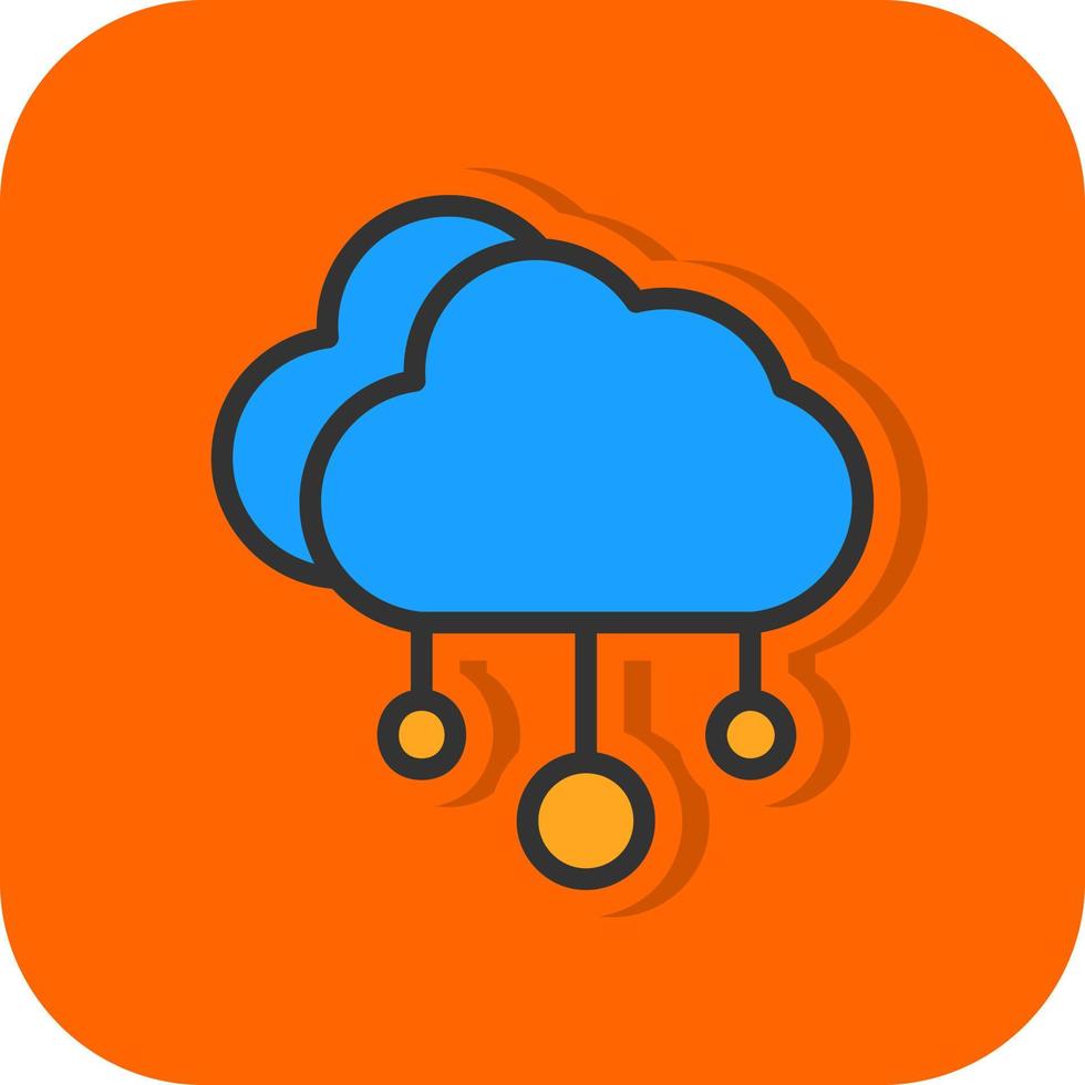 Cloud Computing Vector Icon Design