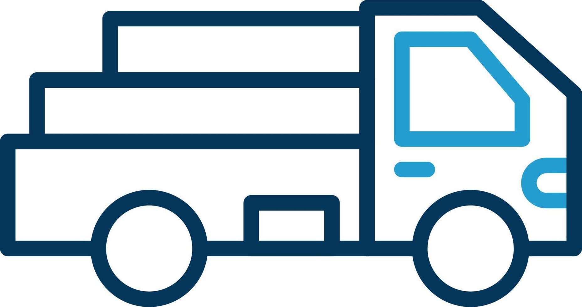 diseño de icono de vector de camioneta