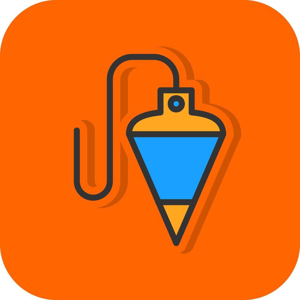Plumb Bob Vector Icon Design