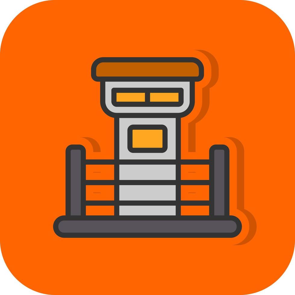 Tower Vector Icon Design