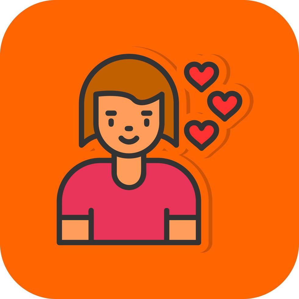 Girlfriend Vector Icon Design