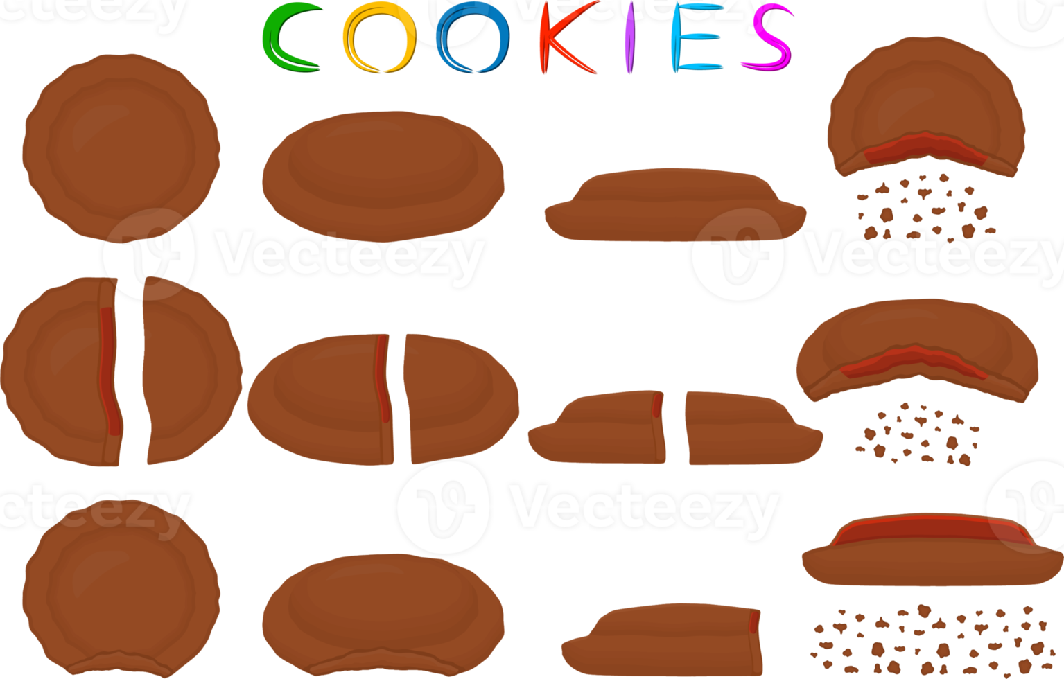 verschiedene Süss lecker Plätzchen 20047958 PNG