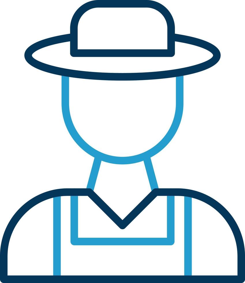 Farmer Vector Icon Design