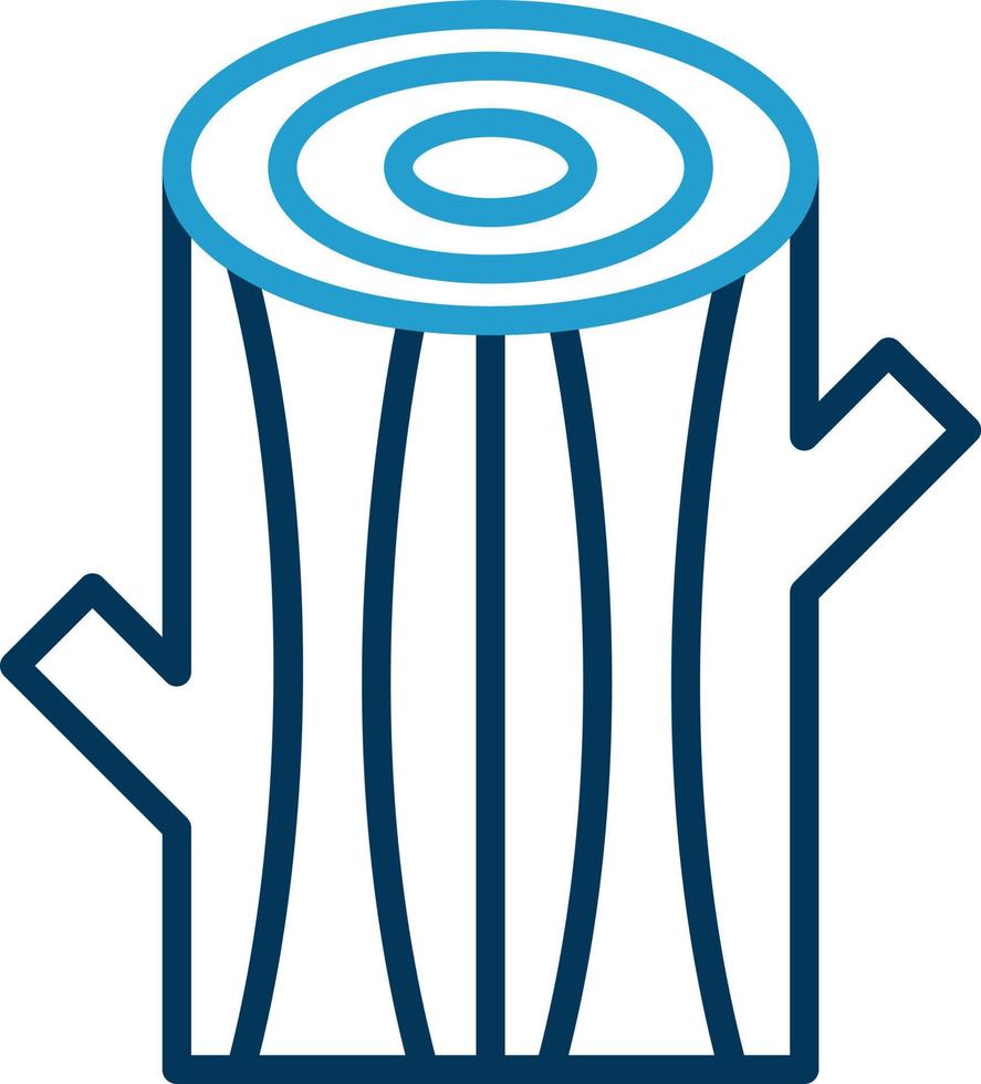 Log Vector Icon Design